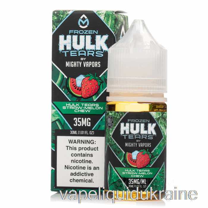 Vape Ukraine Frozen Hulk Tears Straw Melon Chew - Hulk Tears Salts - 30mL 35mg